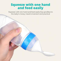 Botella de Alimentación para Bebés SLAIXIU Cuchara de Leche para Entrenamiento Complemento Alimenticio Material de Silicona Estilo de Botella de Cuello Ancho - details 4