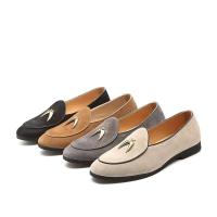 2021 China Compras en línea Moda Marca italiana Zapatos de cuero casuales de lujo para hombres - details 9