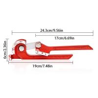Dobladora de tubos manual, dobladora de tubos ajustable 3 en 1, dobladora de cobre británica de alta resistencia, herramienta para doblar tubos - details 0