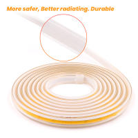 Tira de luces LED COB regulable para decoración exterior, cinta Flexible de luz FOB, resistente al agua, 220V, 360Leds/M RA 90, alto brillo, 3000K, 4000K, 6000K - details 12
