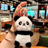Lindo llavero de dibujos animados de Panda muñeco de peluche colgante de niña regalo - details 7
