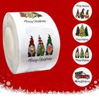 Pegatinas DIY 500 Uds etiquetas de sello para fiesta de Navidad, paquetes para hornear, decoración de papelería - details 12