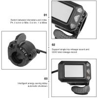 Kit de controlador plegable para patinete eléctrico, juego de acelerador y Acelerador de freno con pantalla LCD, 36V y 350W - details 2