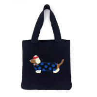 Bolso de mano tejido con perro salchicha, bolso de hombro - details 1