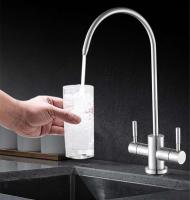 Filtrador de Agua Puro de Acero Inoxidable Rotativo de 360°, Doble Agujero, Purificador de Agua de Osmosis Reversa para Cocina - details 2