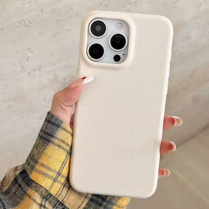 Textura de piel de lichi adecuada para Apple 16 Funda de teléfono - 1