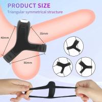 Anillo vibrador sexy de empaque privado para hombres, anillos de retraso de la eyaculación, vibradores masculinos, juguetes sexuales para parejas adultas mayores de 18 años. - details 5