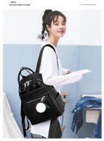 Mochila de viaje informal para mujer, bolsos de hombro Oxford impermeables, bolso de mano de gran capacidad, mochila escolar - details 14