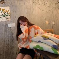2024 ins nueva moda mujer suéteres invierno mujeres suéteres de flores sobre tamaño mujeres pullover suéteres - details 17