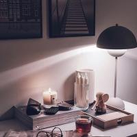 Lámpara de mesa de seta recargable por USB, accesorio de iluminación interior con ajuste de tres velocidades, lámpara de escritorio de brote de flores, decoración del Hoom, luz nocturna - details 2