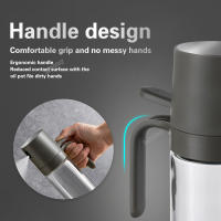 Botella de Spray de Aceite de Vidrio Borosilicato Alto 250ml para Cocina Dispensador de Aceite de Oliva Mister para Fryer de Aire Ensalada Horneado Material ABS Plástico Características Especiales a Prueba de Fugas Hecho en China - details 8