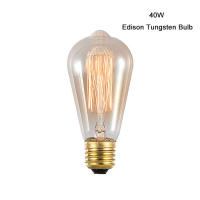 Bombilla LED Vintage Edison regulable ST64, Bombilla de filamento suave en espiral, ámbar cálido, 2300K, E27, 4W, 40W, 60W, tornillo de tungsteno - details 6