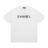 Camisetas de Verano Básicas de Moda para Hombres Algodón Puro, Cuello Redondo, Mangas Cortas, Nuevas Camisetas de Pareja con Estampados de Logotipo - details 0