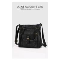 Bolso cuadrado pequeño retro de hombro vertical de moda para mujer, bolso cruzado casual, - details 0