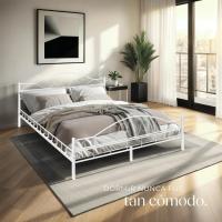 Cama de Boda Romántica y Estable Estructura de Cama de Madera Base de Cama Resistente - details 25