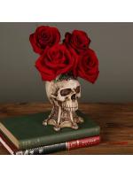 Cráneo de Halloween Popular, escultura de resina para decoración del hogar, maceta de flores, adorno para vacaciones - details 6