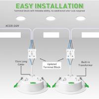 Downlight LED Empotrable Regulable, 10W Focos LED Interior Techo Empotrado 3000K 4000K 6500K Ajustable, Corte 90-100mm, LED para Techo Baño Salón - details 4
