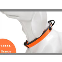Collar de Perro Truelove de Nailon para Cachorros Medianos y Grandes Cinturón de Entrenamiento Caminata Ligero Transpirable Correr en Naranja y Negro TLC5171 - details 6