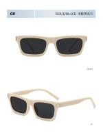 Gafas de sol cuadradas clásicas retro para mujer y hombre, gafas de sol con montura vintage de marca de lujo a la moda, gafas de sol modernas para mujer y hombre UV400 - details 18