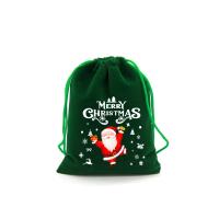 Bolsas de Terciopelo Navideñas Pequeñas 10pcs Bolsas de Dulces para Regalos - details 9