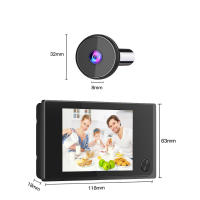Cámara de Timbre Digital Visor de Agujero de 3.5 pulgadas Ángulo de 120 Grados - details 6