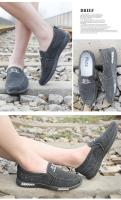 Nuevos Zapatos Vaqueros de Lona para Hombre Mocasines sin Cordones para Conducir al Aire Libre, Moda Vintage - details 5