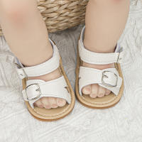 Zapatillas De Verano Para Bebés KIDSUN 2023 Antideslizantes Y Suaves Para Primeros Pasos Niño Y Niña Cuero Goma Talla Ajustable 0-24 Meses - details 4