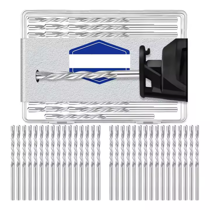 50 brocas para paneles de yeso, puntas de sierra en espiral de 1/8 de pulgada, brocas de corte, herramientas de corte de punta guía para paneles de yeso, para uso con sierra en espiral - 1