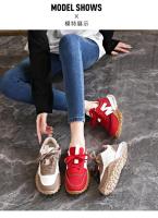 Zapatillas deportivas antideslizantes para niñas, zapatillas deportivas de golf para atletas, zapatillas deportivas para correr y caminar en rojo y marrón - details 4