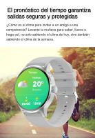 2024 Reloj Inteligente Hombres Mujeres, Smartwatch con Llamada Bbluetooth, Pantalla AMOLED de 1,43