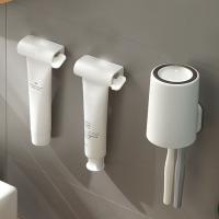 Exprimidor de pasta de dientes de succión magnética, dispensador de pasta de dientes creativo montado en la pared, práctico estante de baño - details 5