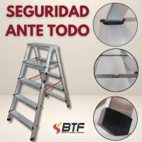 Escalera Tijera Plegable de Doble Cara 5 Peldaños en Aluminio Altura Alcanzable 3,1 Metros - details 3