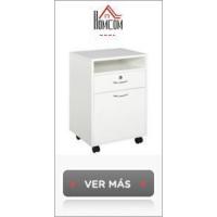 Cajonera de Oficina con Ruedas Armario Archivador de 3 Cajones para Escritorio Estudio - details 13