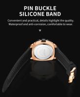 Relojes MEGIR de lujo de primera calidad para hombre, cronógrafo militar, resistente al agua, reloj deportivo de cuarzo, reloj de pulsera para hombre, reloj de silicona con esfera grande - details 12