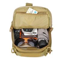 Glovento - Bandolera Táctica Urbana con MOLLE Camuflada para Senderismo y Ciclismo - details 35