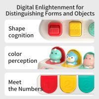 Baby Finger Exercise Pop-Up Switch Box Color Shape Sorting Game Geometric Matching Early Learning Education Toys for Babies Gift - details 4