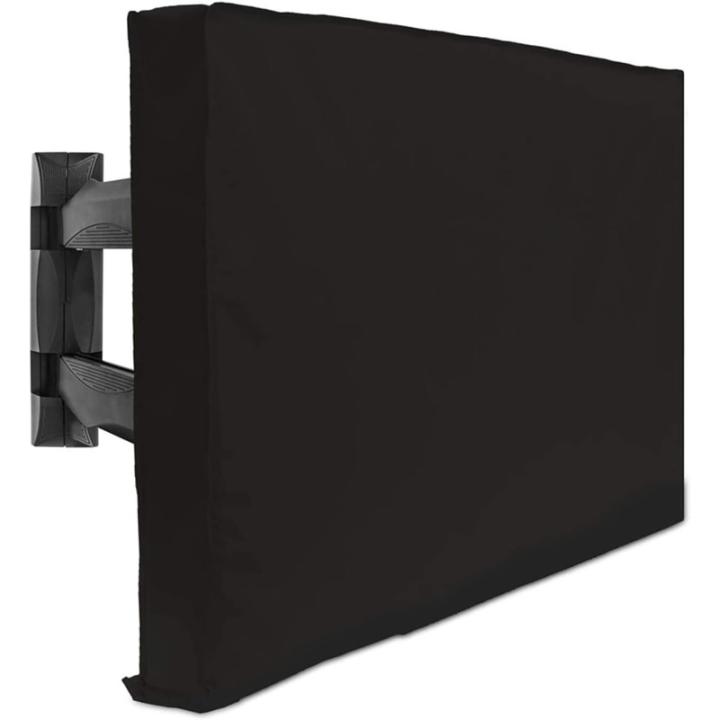 Outdoor TV Cover with Bottom Cover Water-Resistant and Dust-Resistant TV Cover