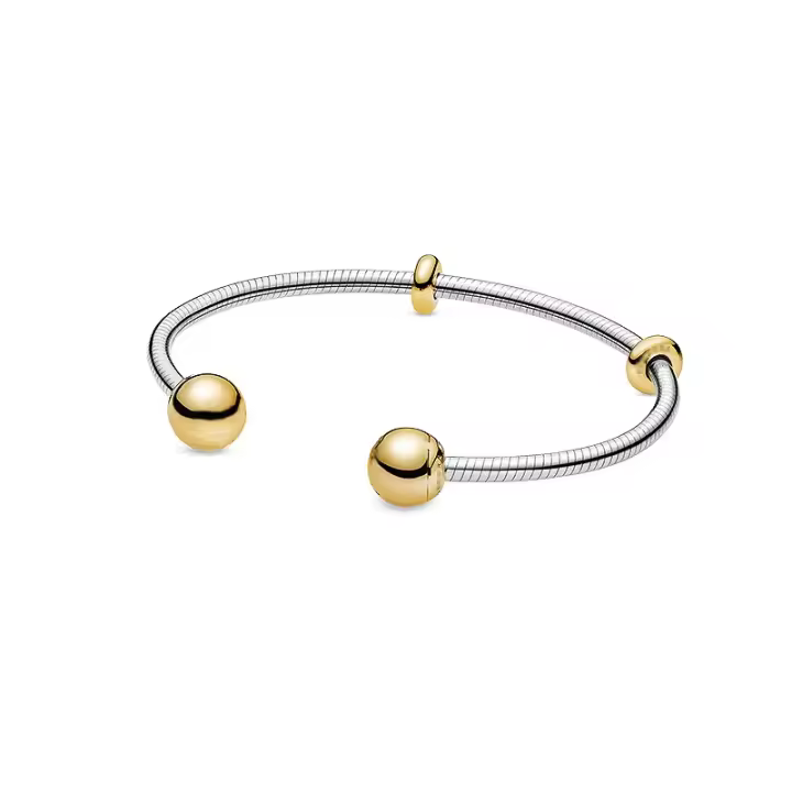 Pulsera Moments Open,Pulsera de plata,Charms para pulsera,regalo día de la madre,Pulsera Pandora,Regalos para niñas - 1