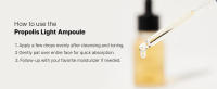 COSRX Propolis Ampoule, Glow Boosting Serum for Face with 73.5% Propolis Extract how to use