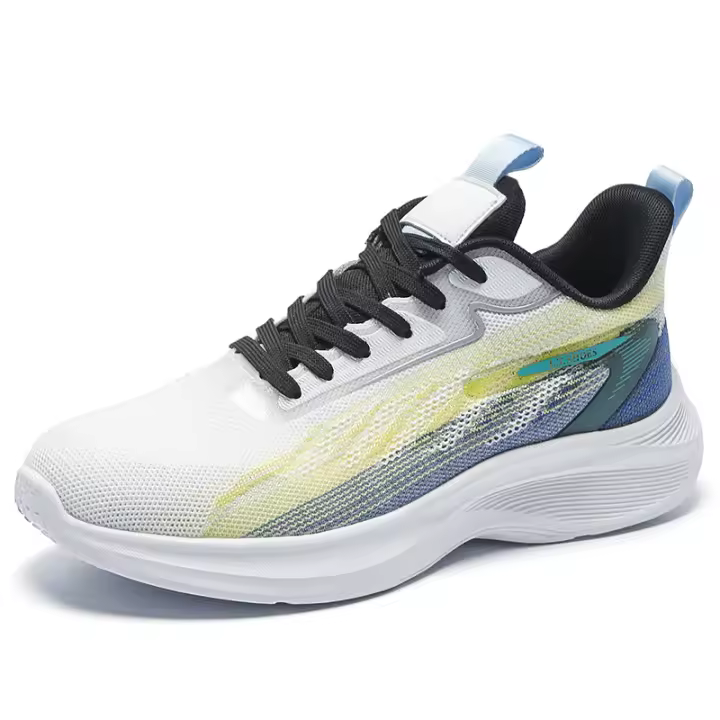 50 yardas Zapatillas de correr de alta calidad para hombre y mujer, zapatos deportivos informales de malla cómodos y ligeros con amortiguación - 1
