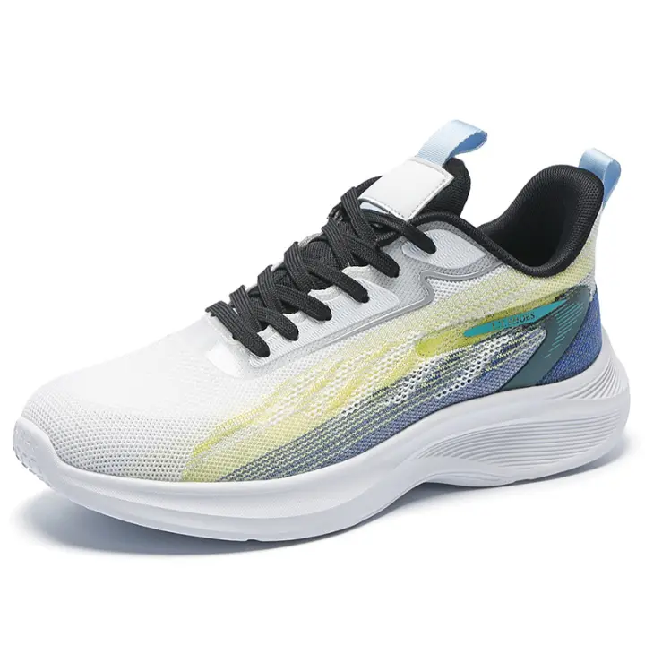 50 yardas Zapatillas de correr de alta calidad para hombre y mujer, zapatos deportivos informales de malla cómodos y ligeros con amortiguación - 1