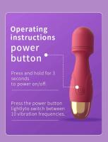 Vibrador AV potente de 10 velocidades, varita mágica, estimulador de clítoris, juguetes para mujeres, masajeador de punto G, producto erótico sexual femenino adulto - details 9