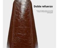 Bolso de cuero de vaca de primera capa, bolso de hombro portátil de gran capacidad - details 3