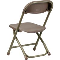 10 sillas Plegables de plástico para niños, Color borgoña, Juego de 10 - details 17