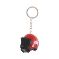 LLavero de casco de seguridad de moda Multicolor creativo, colgante de decoración automática, llavero de motocicleta, llavero de coche - details 3