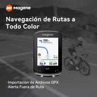 GPS Computadora Bicicleta, Navegación por vías, Pantalla a Color de 2,4'' Resistente al Agua, Datos Personalizados, 11 Idiomas, Bluetooth y WiFi - details 3