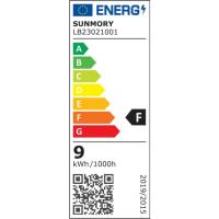 Lámpara de Pie, Temperatura de 3 Colores, Lámpara con Estantes con Bombilla LED, Lámpara de Salón, Dormitorio, Estudio y Oficina, Negro,Decoración Hogar Vintage - details 9