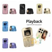 Mini teléfono móvil I17pro con tapa, Radio FM, tarjeta Dual, modo de espera Dual, plegable, linterna, voz, Clamshell, MP3 - details 4
