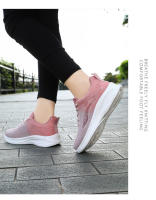 Zapatos de running mujeres 2024 casual suela suave zapatillas transpirables zapatos individuales fly weave mesh top zapatos venta al por mayo - details 10