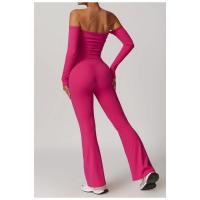 Pantalones acampanados de cintura alta para mujer, mallas deportivas elásticas, ropa deportiva, cinturón cruzado, botas cortas, pantalones de Yoga - details 8